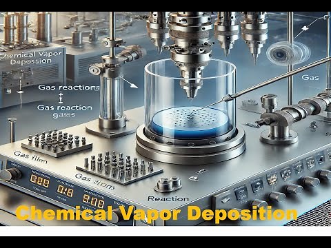 Chemical Vapor Deposition (CVD) Process (Steps by Step Processing in CVD) #chemicalvapordeposition