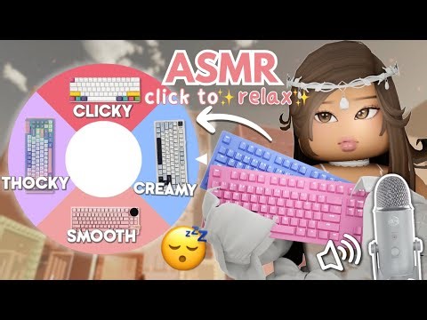 (roblox asmr 🌙) wheel DECIDES my keyboard every tower...