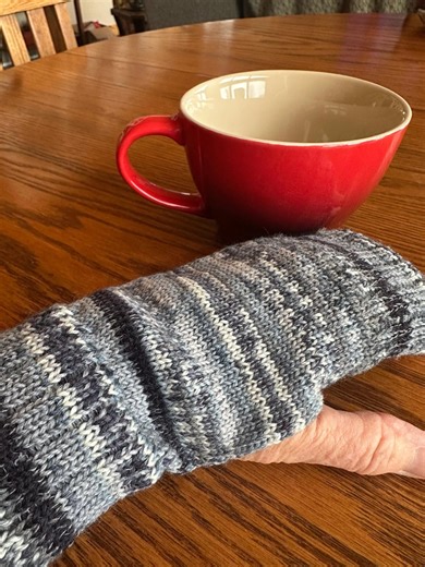 Handknit Merino Wool Fingerless Gloves, Texting Mitts - Etsy