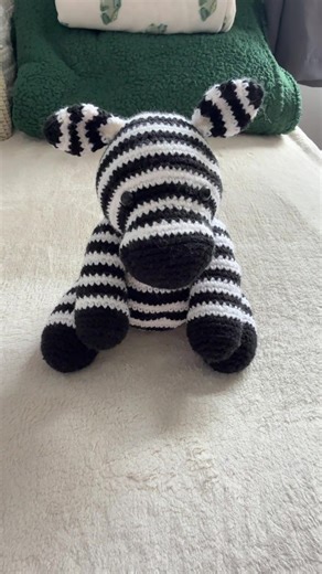 Crochet Zebra Plushie Project