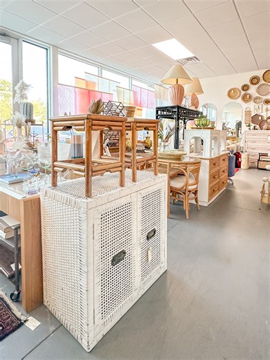 ✨Have you ever heard of Old Florida style?✨It’s not that bluey, coastal, boathouse beach vibe but more of a refined southern take on regency at the beach. It mixes mid century lines with some pops of saturated colors and elements of texture. It is accented with brass and metals and is lush! Full of plants and high quality fabrics. It incorporates bamboo and rattan and wicker and is not cluttered, but embraces pattern and minimal statement decor and fixtures. ✨This style is found all over Florida