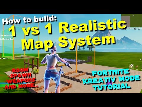 Build Easy 1v1 Realistic Map🔨 Spawn, Weapon, Room, more(alt.2v2 3v3) Fortnite Creative Mode Tutorial