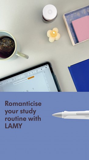 Thinking Tools by LAMY | From the soothing click of your pen to the calming colours of LAMY ink: Setting up a study session is as much about productivity as it is... | Instagram