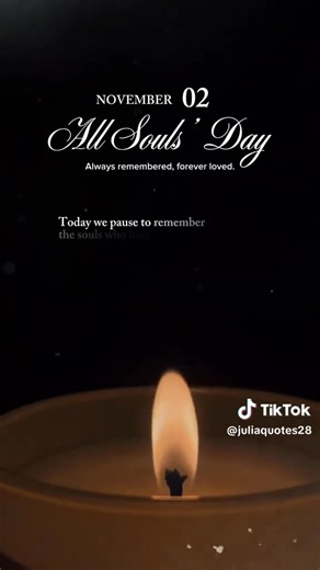 12K views · 37 reactions | All Souls’ Day – November 2 All Souls’ Day is a day of prayer and remembrance for all the faithful departed. It is observed on November 2, right after All Saints’ Day, and is dedicated to praying for the souls of loved ones who have died, especially those who are in purgatory, awaiting purification before entering heaven. | Emonews Funeral | Facebook