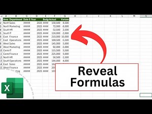 How to Reveal Formulas in Excel