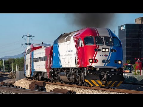 Trains Around Salt Lake City - UTA FrontRunner and Union Pacific