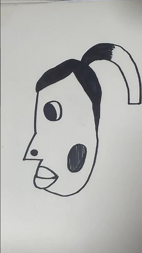 Can you guess who? How to draw the HYPERPIGMENTATION MEME from TIKTOK #hyperpigmentation#shorts