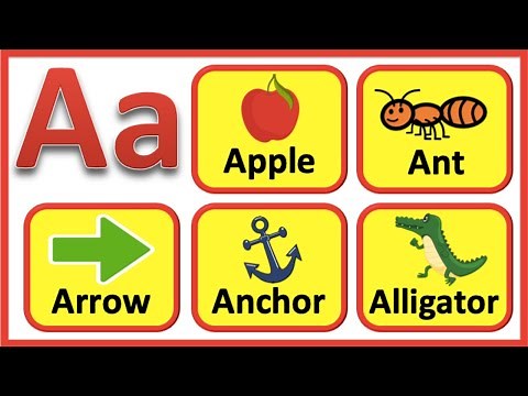 Alphabet vocabulary A-Z 😀 | Learn words with pictures | ABC VOCABULARY