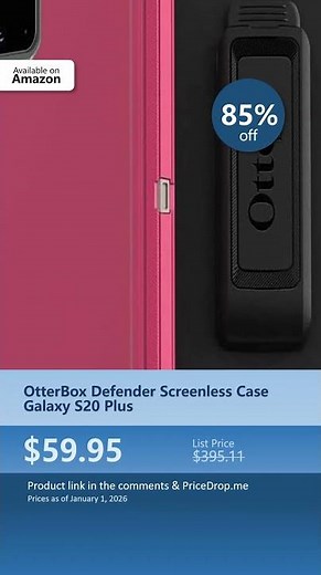 OtterBox Defender Screenless Case Galaxy S20 Plus