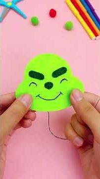 DIY Grinch Felt Ornament