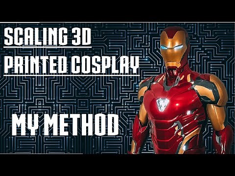 How to Scale 3D Printed Armor! (Old Video- See Description for New Version!)