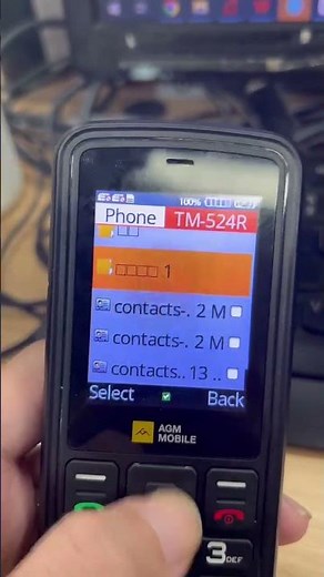 How to export contacts from an AGM M9 phone