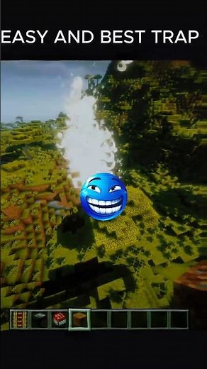 Minecraft Best And Easiest Trap!!!#minecraft #gaming #minecraftshorts