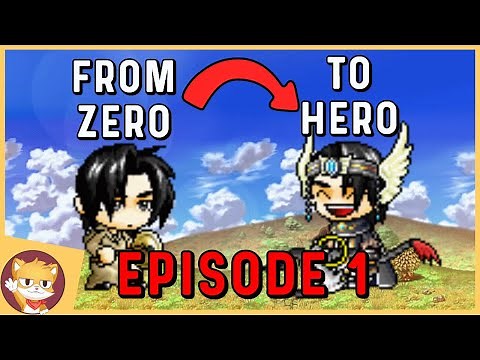 Zero To Hero | Episode 1 | MapleStory Progression | GMS | Reboot