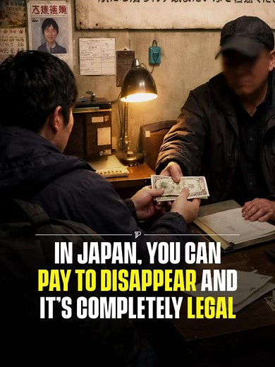 In Japan, there is an entire industry built around helping people disappear, and it is completely legal. Known as johatsu, meaning