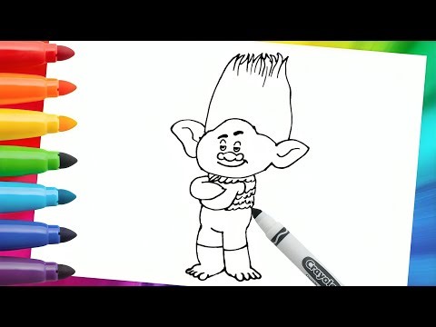 Drawing Branch From Trolls | Fun Easy Drawings For Kids