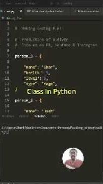What are Classes | How to create classes in Python