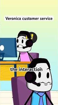 Veronica customer service cartoon #animation #funny #skits #rude #cartoon #veronika