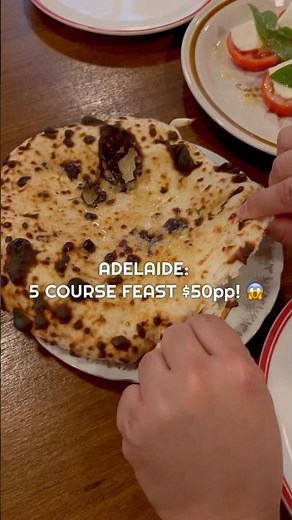 BEST $50 Date Night in Adelaide! 🍕 5-Course Italian Feast (Pizza e Mozzarella)