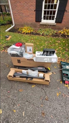 Liftmaster LA400 and AES Praetorian intercom installation and setup.