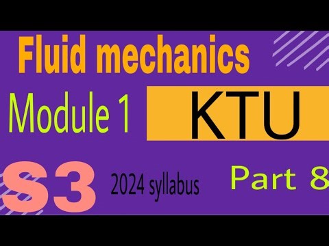 Fluid Mechanics Semester 3 | Module 1: Manometers | Civil Engineering