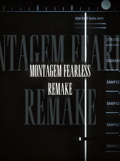 in FL Studio Mobile | MONTAGEM FEARLESS REMAKE #phonk #brazilianphonk #funk #brazilianfunk #montagemfearless