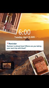 2K views | Comment below your next travel destination!  Sunshine, style, and Zouk — the trio you need this summer to turn every journey into a memorable escape  Shop now from zouk.co.in and get ready for your next adventure!✨ [Bags, Summer, Backpack, Luggage, Trolley, Notification, Reminder, Trip, Destination, Travel] #Zouk #ZoukBags #Bags #Trolleybags #Backpacks #Summer #Travel #Trip #Destination #Vacation #ProudlyIndian #Handcrafted #Vegan #CrueltyFree | Zouk | Facebook