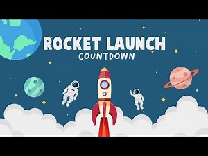 Rocket Launch Countdown - Learning and Counting number in a fun way with sounds | Kids cartoon