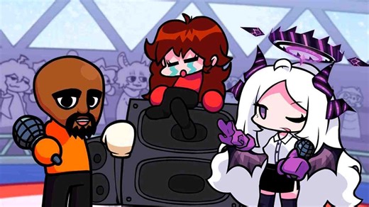 TARGET PRACTICE V2, 但是它是 MATT VS. HINA SORASAKI![FNF x Blue Archive x Wii]