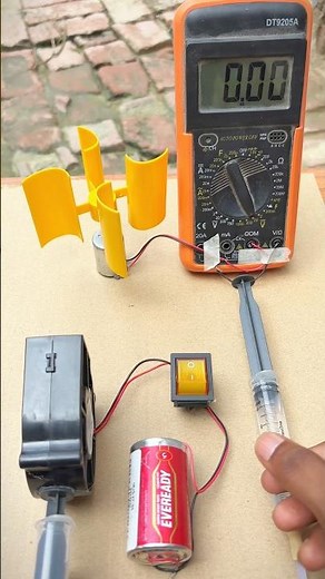 Amazing Wind Turbine Hydraulic Working Model | DIY School Project