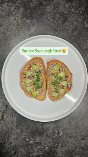 Sardine Sourdough Toast For The Win 😮‍💨 #cooking #breakfast #easyrecipe