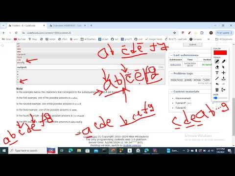 B. Substring and Subsequence || Educational Codeforces Round 167