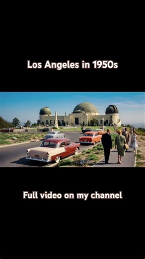 POV: Visiting Griffith Observatory in 1950s Los Angeles 🌴✨
