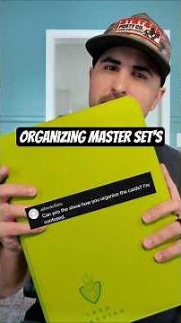 How I Set Up My Pokemon Master Set's #pokemon