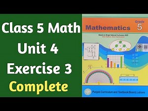 Class 5 Maths Unit 4 Exercise 3 Complete | Class 5 Maths New Syllabus Decimals And Percentages