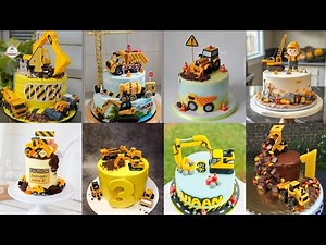 Unique Excavator Cake Designs Perfect for Construction Lovers l Construction Theme Cake For Boys l