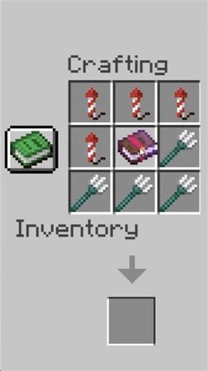 Crafting the LIGHTNING TRIDENT in Minecraft! 🔱🤯 #minecraft