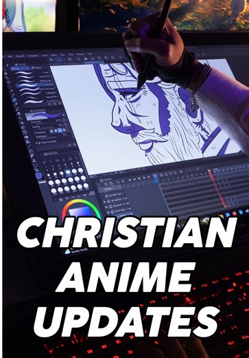Updates on the making of our Christian anime! #anime #christiantiktok #christian #art #fyp