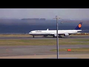 ルフトハンザA340-600 離陸