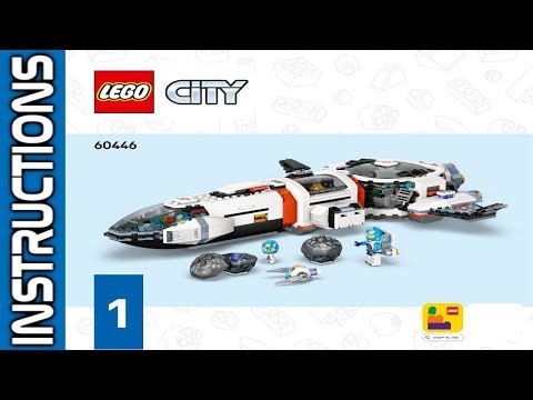 LEGO City 60446 Modular Galactic Spaceship | Building Instructions - Booklet 1 🌌
