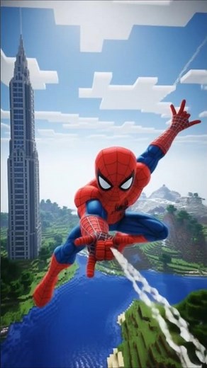 🎮🕷️ Spiderman Minecraft Game — Epic Adventure Begins! 🕷️🎮#games #minecraft #spiderman #movie