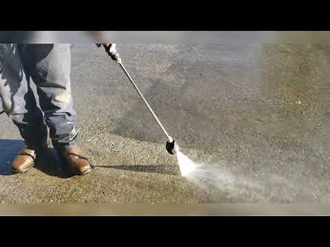 Husqvarna pw3200 Pressure Washer Quick demo from Costco