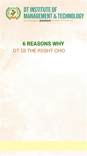 6 REASONS WHY DT IS THE RIGHT CHOICE! 📘 Consistent Learning 👩‍🏫 Expert Faculty 🧠 Real-World Experience 🔬 Modern Labs 🎥 Smart Classrooms 🤝 Personalized Guidance Where education meets excellence — DT Institute of Nursing & Paramedical shapes your future with care and commitment. 🌟 🎓 Courses Offered: ANM | GNM | B.Sc Nursing | BBA | BCA | BJMC | BLIS #DTInstitute #NursingCollege #ParamedicalEducation #FutureReady #BestInstitute #QualityEducation #StudentSuccess | DT Institute of Nursing & 