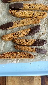 Day 6 of our 12 days of Christmas Cookies!! Biscotti with almonds and chocolate! I love these crispy cookies because they last a long time! So make them ahead of time for a party, or send in the mail for friends afar. You'll love these delightful cookies. Ingredients ▢1 ¼ cups whole almonds lightly toasted, divided (see notes for toasting tips) ▢1 ¾ cups all purpose flour ▢2 teaspoons baking powder ▢¼ teaspoon salt ▢2 eggs ▢1 cup granulated sugar ▢4 tablespoons butter melted ▢1 teaspoon vanilla 
