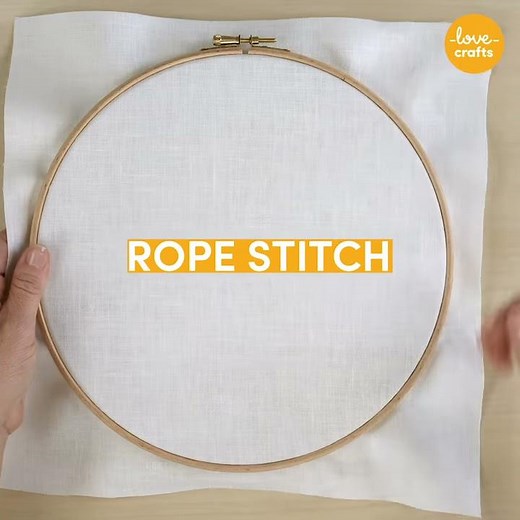 Rope Stitch | Embroidery stitches