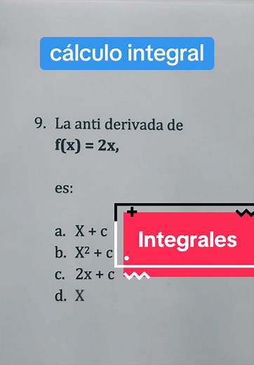 Integrar 2x: antiderivada paso a paso