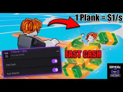 [NEW] 1 Plank = $1/s Script | FAST CASH, AUTO REBIRTH