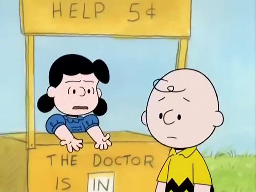 A visit to Lucy... The doctor is in. | Snoopy