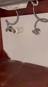 Compression angle stop replacement. #plumbing #repair #fyp | Plumber Splunger