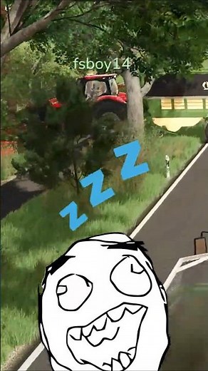I CAUGHT ANOTHER PLAYER SLEEPING ON THE JOB! 😴😴 | Farming Simulator 25 #shorts #farmingsimulator